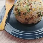 【節約レシピ】納豆と豆苗のチャーハン