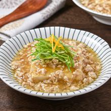 【豆腐の鶏そぼろあんかけ】10分であったかメインディッシュ
