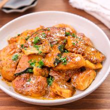 【鶏肉とかぼちゃのカレーマスタードソース】想像を超える…！
