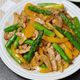 【豚肉とアスパラのチンジャオロース】ご飯が進む春野菜おかず♪
