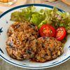 ヘルシーなのに本格的！家族も大満足な【ひじき入り豆腐バーグ】