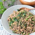 持久力UP！ニラと豚ひき肉のピリ辛のっけ飯