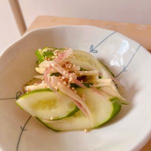 あーちゃん·͜· ♡の作ってみた!投稿(きゅうりの香味漬け・ポリ袋で漬けるだけ♪)