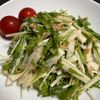 ゆっこの作ってみた!投稿(やみつき！居酒屋風♪『大根と水菜のシャキシャキサラダ』)