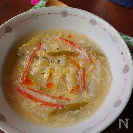 白菜たっぷり サンラータン風スープ By 楠みどり レシピサイト Nadia ナディア プロの料理家のおいしいレシピ