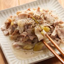 【レンジで一発！】とろけるネギ塩豚バラ