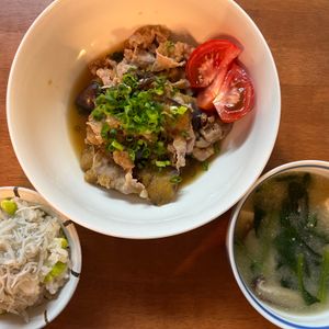 1089265の作ってみた!投稿(【絶品！茄子と豚しゃぶのみぞれ煮】さっぱり！がっつり♡︎)