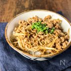 【爆速もやしそぼろ】ワンパンで爆速飯