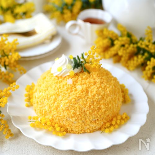 米粉のミモザケーキ【グルテンフリー】