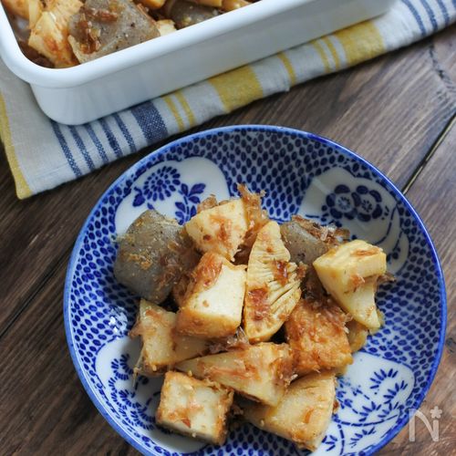 【作り置きに♪】たけのこのおかか味噌炒め