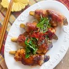 ボリューム満点♡なすのチーズin肉巻き