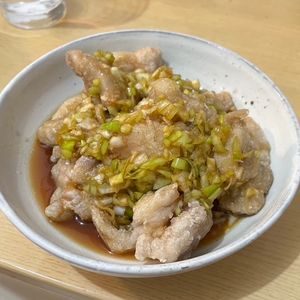 お嬢🧸🩵の作ってみた!投稿(《食べ過ぎ注意!!》絶品!!ご飯がすすむ油淋鶏（揚げない）)