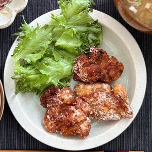 ちゅの作ってみた!投稿(むね肉deにんにく醤油唐揚げ【#作り置き #油は大さじ3】)