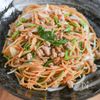 やみつき間違いなし！パクチーと豚ひき肉のパスタ