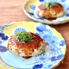 【大葉と椎茸の豆腐ハンバーグ】水切り不要でふっくらジューシー
