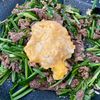 【牛こまとニラ玉の甘辛炒め】5分！お手軽調味料でパパっと♪の工程4
