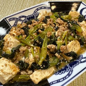 楽ラク手抜キッチン🐶🐾の作ってみた!投稿(【チンゲン菜と豆腐の中華風あんかけそぼろ煮】温まる優しい味♪)