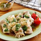 レンジで4分！舞茸の肉巻き〜大葉旨だれ〜