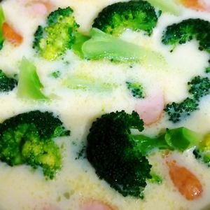 はむすたーの作ってみた!投稿(『豆乳味噌スープ』たっぷり野菜でほっこり♡)