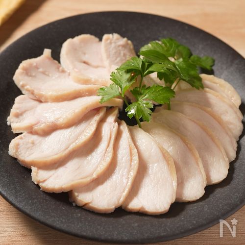 ご飯にも合う!白だしサラダチキン