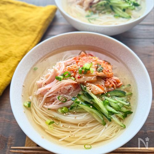 【冷麺風そうめん】白だしでさっぱりおいしい!
