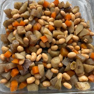 PONZの作ってみた!投稿(【定番お惣菜♡煮るだけ簡単】優しい味わい♪大豆の五目煮)
