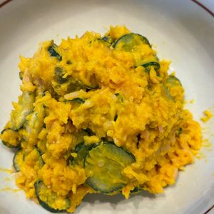 くだもの大好き🧡の作ってみた!投稿(あと1品ほしい時に♪かぼちゃのカレーマヨサラダ)