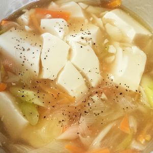 しゃきぴよラブの作ってみた!投稿(ふわとろ豆腐のネギ塩あん【#低糖質#ダイエット】)