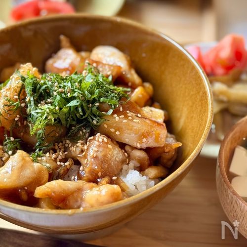 10分で完成！【鶏たたきレンコン丼】