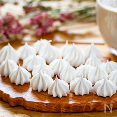 【メレンゲクッキー】材料2つだけ♡サクサクしゅわしゅわ♪