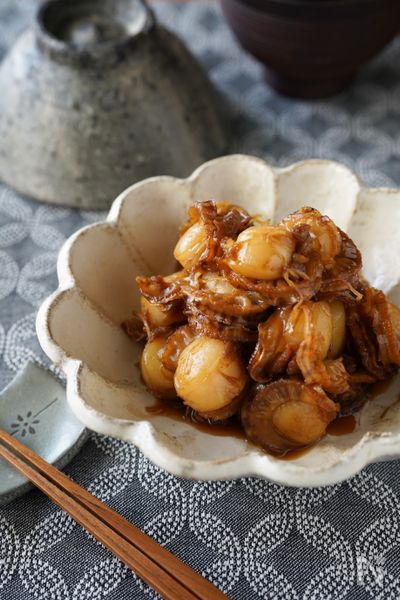 10分 ふっくら仕立てがポイント ベビーホタテと生姜の佃煮 By Mari 奥山 まり レシピサイト Nadia ナディア プロの料理家のおいしいレシピ