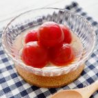 【夏のデザート！】レモン風味の甘酸っぱミニトマトコンポート