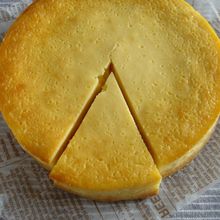 オレンジピールのヨーグルト&チーズケーキ。