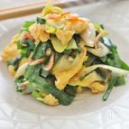 干しエビ入りニラ玉