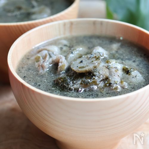 のりと胡麻の養生豚汁〜全部入れて煮込むだけ
