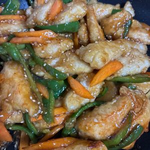 1434936の作ってみた!投稿(10分で爆速おかず♪【鶏肉と野菜の甘酢炒め】)