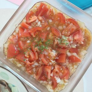 milkの作ってみた!投稿(5分で完成！【オニオントマトマリネ】さっぱりやみつき副菜♩)