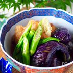 揚げないシリーズ！鶏から揚げとなすの焼き浸し【めんつゆ簡単】