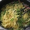 塩昆布が決めて！【大葉とベーコンのガーリックパスタ】の工程5