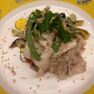 1538645の作ってみた!投稿(豚しゃぶとなすの梅肉和え│10分で作る夏のさっぱり主役おかず)