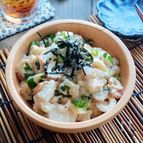 ちくわと長芋のホクホク和風サラダ♪