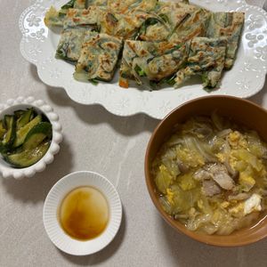 yの作ってみた!投稿(豚バラもやしとえのきのさっぱりスープ)