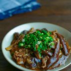 なすと牛こまのとろみ煮・ご飯にかけても美味しい♪