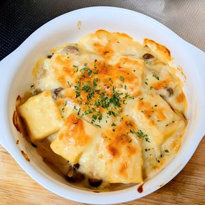 ごんべすの作ってみた!投稿(うま味がじゅわ～！高野豆腐のグラタン)