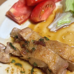 Karinの作ってみた!投稿(鶏胸肉で！【梅シソ照り焼きチキン】)