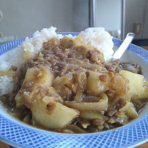 azukoの作ってみた!投稿(スパイシースープカレー、とうがんのサンバル)