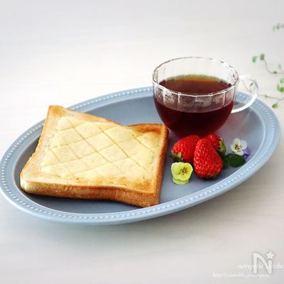 材料3つde<らくウマ> メロンパントースト♡