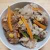 よっこの作ってみた!投稿(水煮で簡単!山菜の炊き込みご飯)