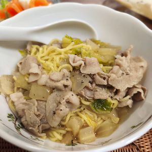 keiの作ってみた!投稿(また作って!が聞ける♡『生姜薫る豚こまと白菜のうま味スープ』)