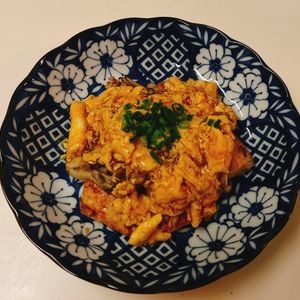 りんの作ってみた!投稿(絶品和風おかず！『豚肉と豆腐とまいたけの卵あんかけ』)